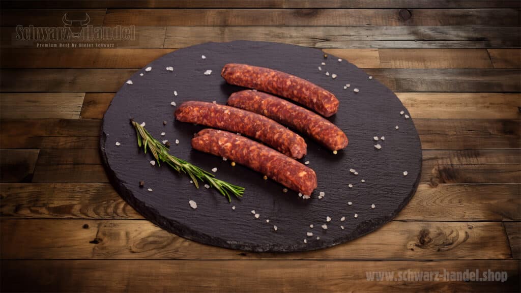 Rinderwürstchen Rinderbratwürstchen Bratwurst Rinderwurst SchwarzHandel Rindfleisch Rindfleischprodukte Rindfleischprodukt Rindfleischerzeugnisse Rindfleischerzeugnis Beef BeefStore Premiumbeef Premium Beef